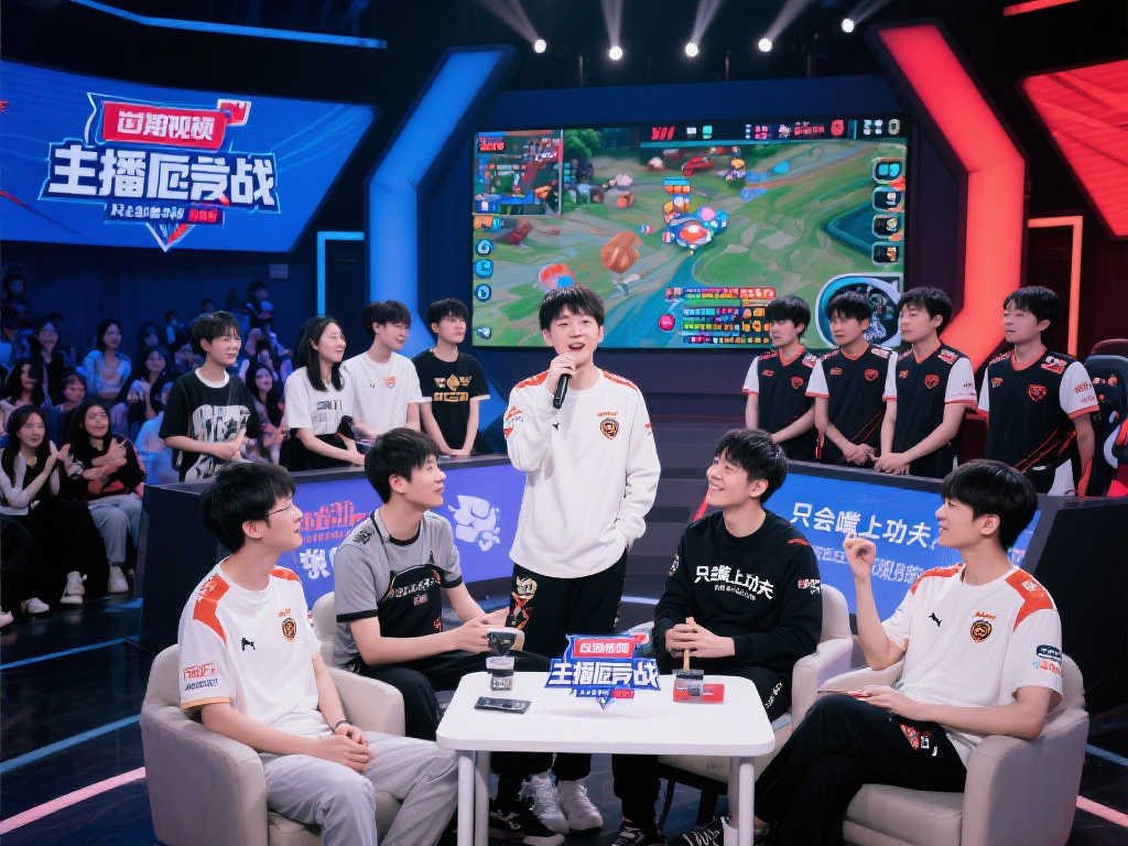 电竞主播对决职业选手，直播互动掀热潮