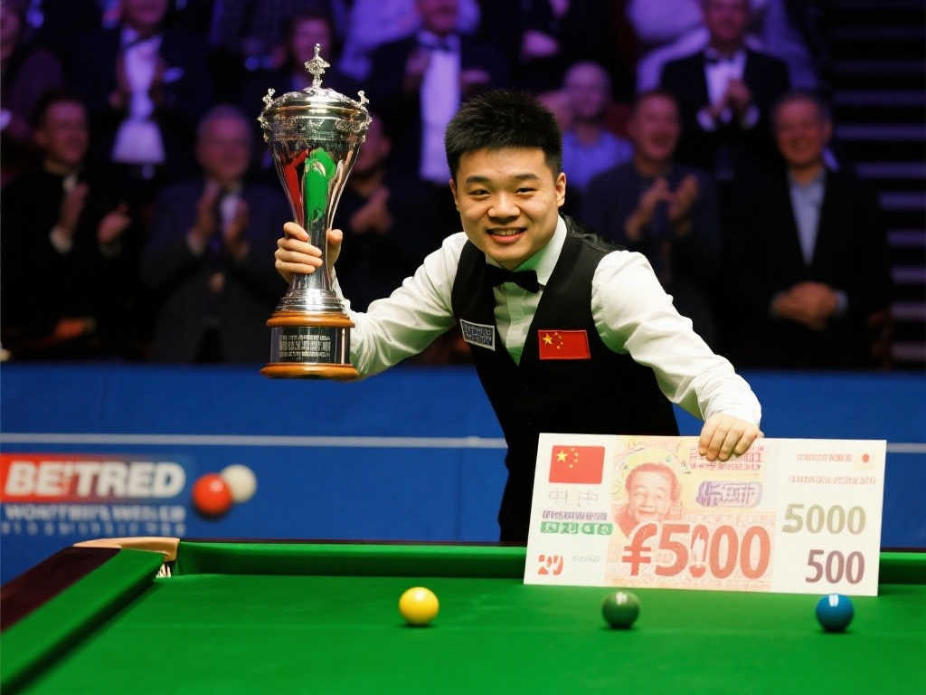 🤑赵心童勇夺斯诺克世锦赛冠军,揽获50万英镑巨额奖金! 🤑赵心童勇夺斯诺克世锦赛冠军,揽获50万英镑巨额奖金!